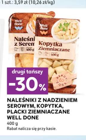 Naleśniki z nadzieniem serowym Well Done +2 warianty