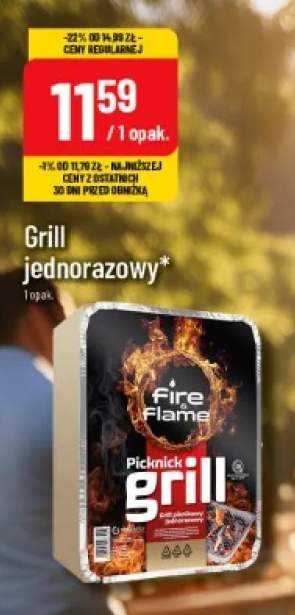Grill jednorazowy Fire & Flame Picknick grill