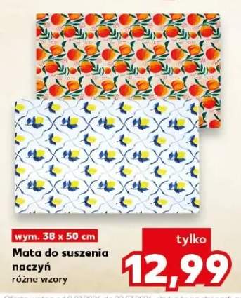 Mata do suszenia naczyń 38x50 cm