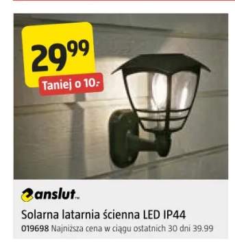 Solarna latarnia ścienna LED IP44 Anslut