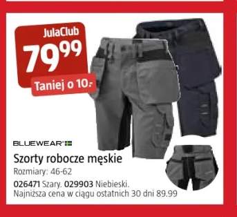 Szorty robocze męskie Bluewear