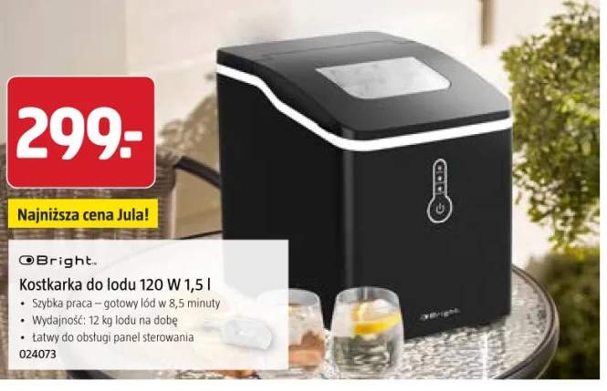 Kostkarka do lodu Bright 120W 1,5 l
