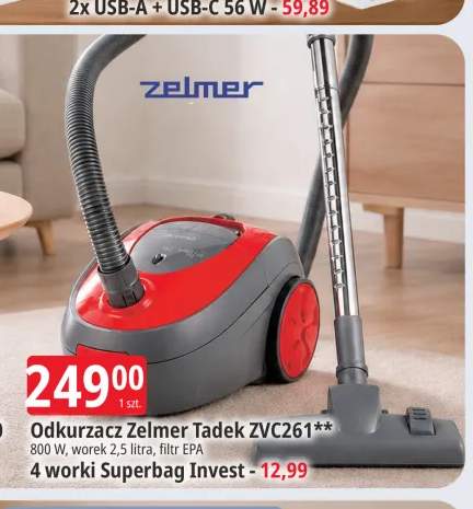Worki do odkurzacza Superbag Invest 4-pak