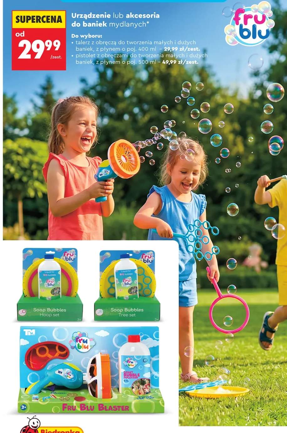 Talerz z obręczą do baniek mydlanych Fru Blu Hoop set +1 wariant