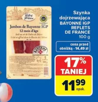 Szynka dojrzewająca Bayonne IGP Reflets de France
