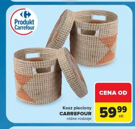 Kosz pleciony Carrefour
