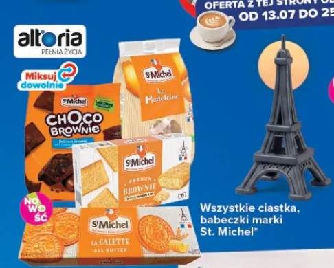 Ciastka Choco Brownie St. Michel +2 warianty