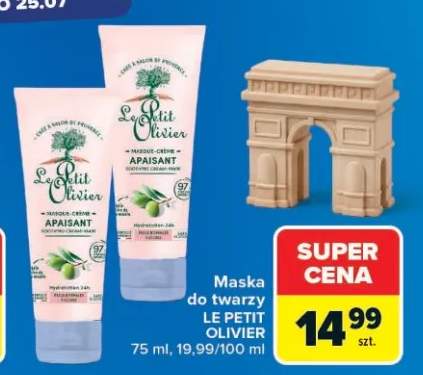 Maska do twarzy Le Petit Olivier nawilżająca