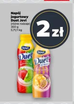 Napój jogurtowy Jovi Duet truskawka-kiwi +1 wariant