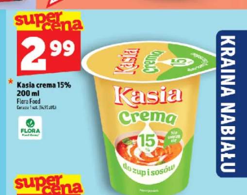 Kasia Crema 15% do zup i sosów Flora Food