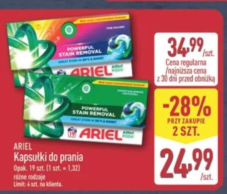 Kapsułki do prania Ariel Color