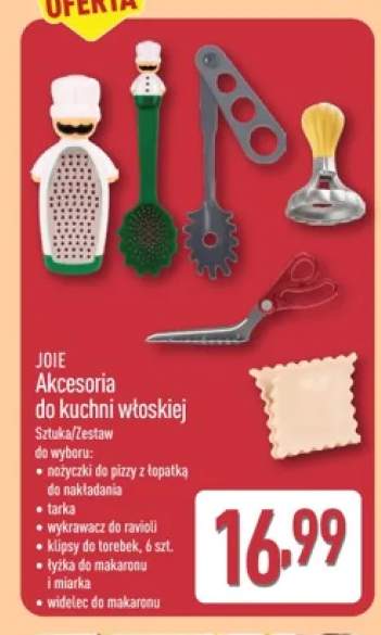 Akcesoria do kuchni włoskiej Joie tarka +5 wariantów