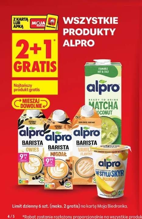 Produkty Alpro +4 warianty