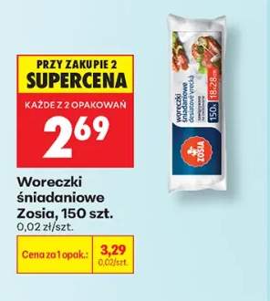 Woreczki śniadaniowe Zosia