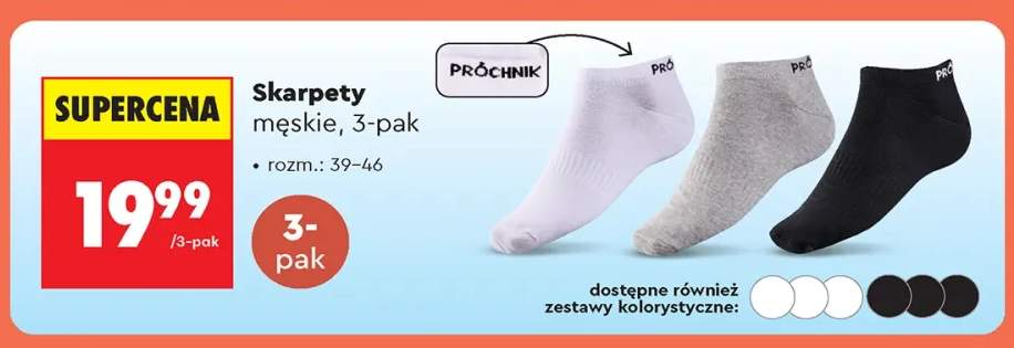 Skarpety męskie Próchnik 3-pak