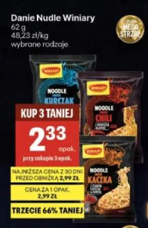 Danie nudle o smaku kurczaka Winiary +2 warianty