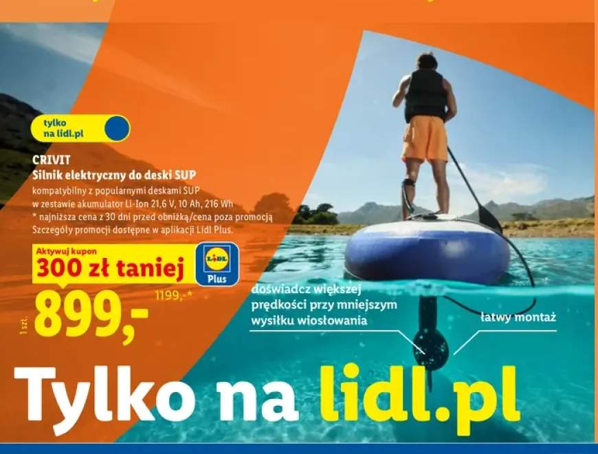 Silnik elektryczny do deski SUP Crivit