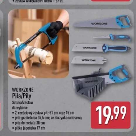 Zestaw pił WORKZONE 2-częściowy +2 warianty