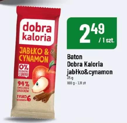 Baton Dobra Kaloria jabłko i cynamon