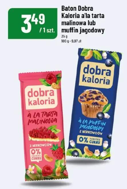 Baton Dobra Kaloria muffin jagodowy