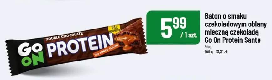 Baton o smaku czekoladowym Go On Protein Sante
