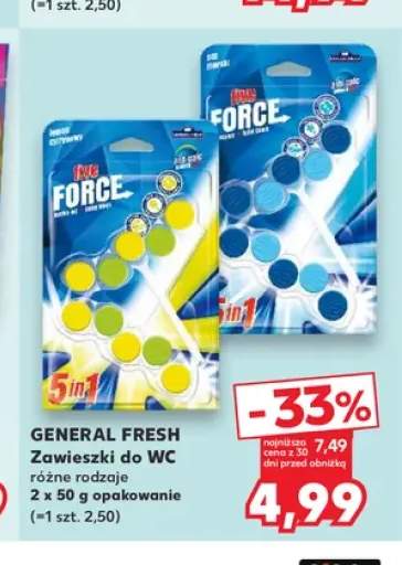 Zawieszki do WC General Fresh Hyg Force 2-pak