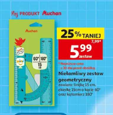 Niełamliwy zestaw geometryczny Auchan