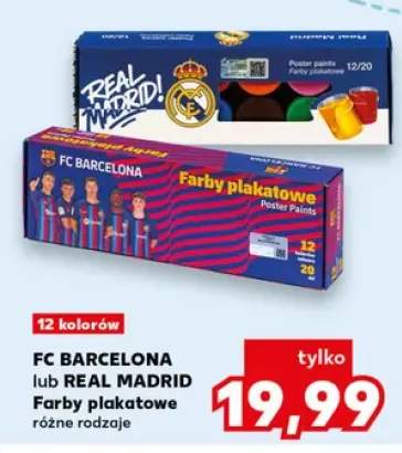 Farby plakatowe Real Madrid +1 wariant
