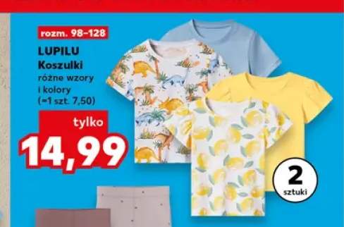 Koszulki dziecięce Lupilu 2-pak