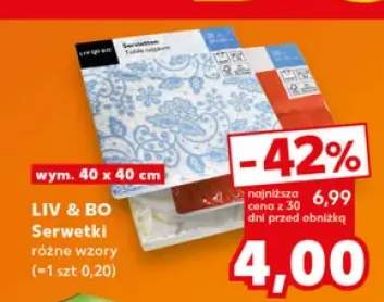 Serwetki papierowe Liv & Bo 20-pak