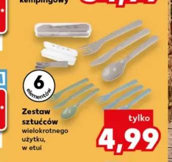 Zestaw sztućców wielokrotnego użytku w etui