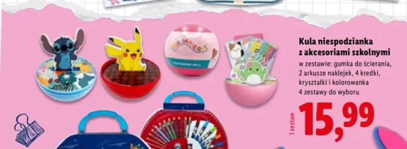 Kula niespodzianka Gabby's Dollhouse z akcesoriami szkolnymi +2 warianty