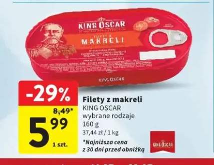 Filety z makreli King Oscar