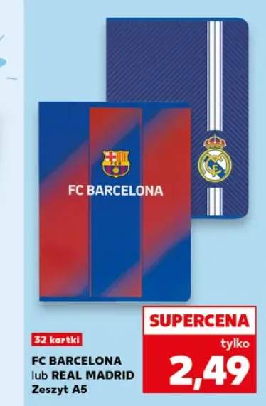 Zeszyt A5 FC Barcelona