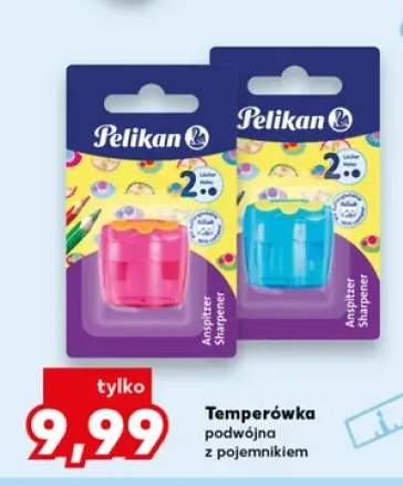 Temperówka podwójna z pojemnikiem Pelikan