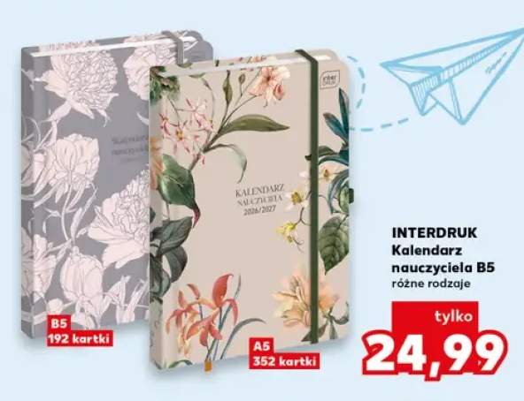 Kalendarz nauczyciela A5 Interdruk 352 kartki