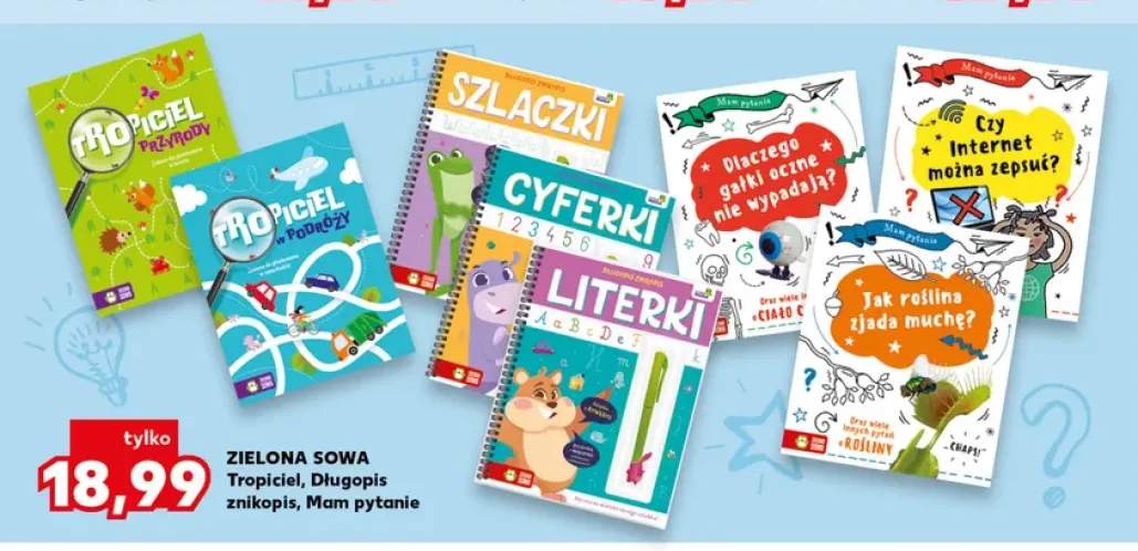 Książka Tropiciel przyrody Zielona Sowa +6 wariantów