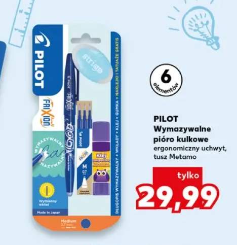 Wymazywalne pióro kulkowe Pilot Frixion