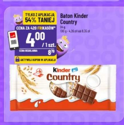 Baton Kinder Country 4-pak