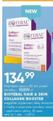 Suplement diety Biotebal Hair & Skin Collagen Booster