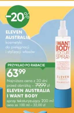 Spray teksturyzujący Eleven Australia I Want Body