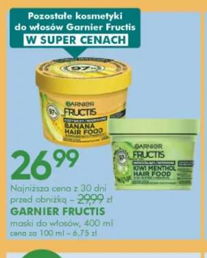 Maska do włosów Garnier Fructis Banana Hair Food