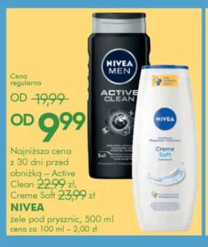 Żel pod prysznic Nivea Men Active Clean +1 wariant