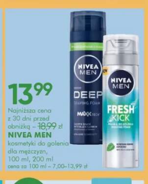 Pianka do golenia Nivea Men Fresh Kick