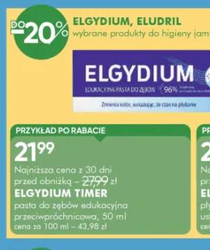 Edukacyjna pasta do zębów Elgydium Timer