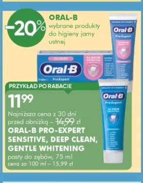 Pasta do zębów Oral-B Pro-Expert Sensitive +2 warianty