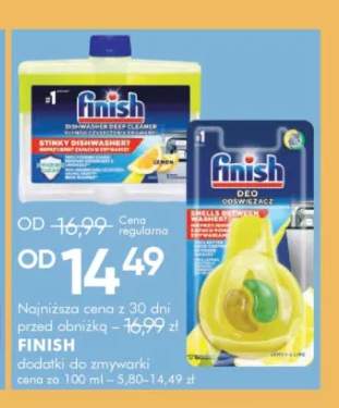 Płyn do czyszczenia zmywarki Finish +1 wariant