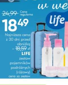 Zestaw pojemników podróżnych Life