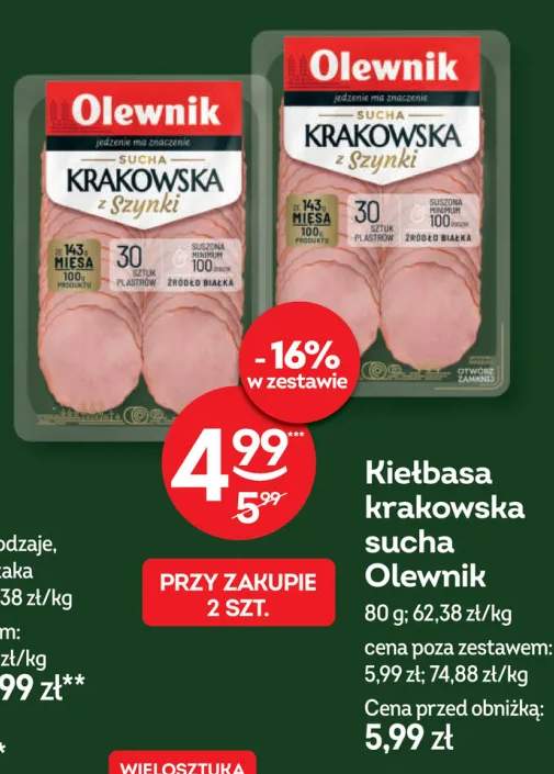 Kiełbasa krakowska sucha Olewnik