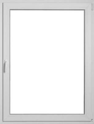 Okno PCV 2-szybowe fasadowe O14 białe 865x1135 mm rozwierno-uchylne do wewnątrz prawe